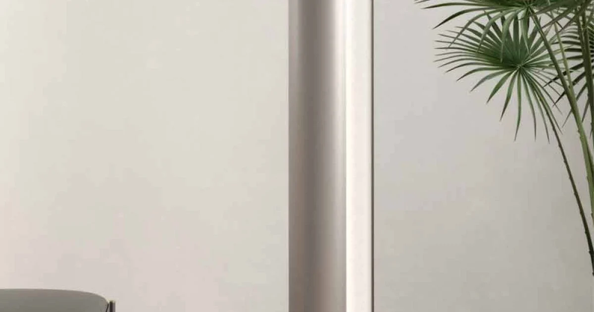 Termoarredo a Terra Elettrico con Led Design Singolo o Doppio a 500 W - Stilus