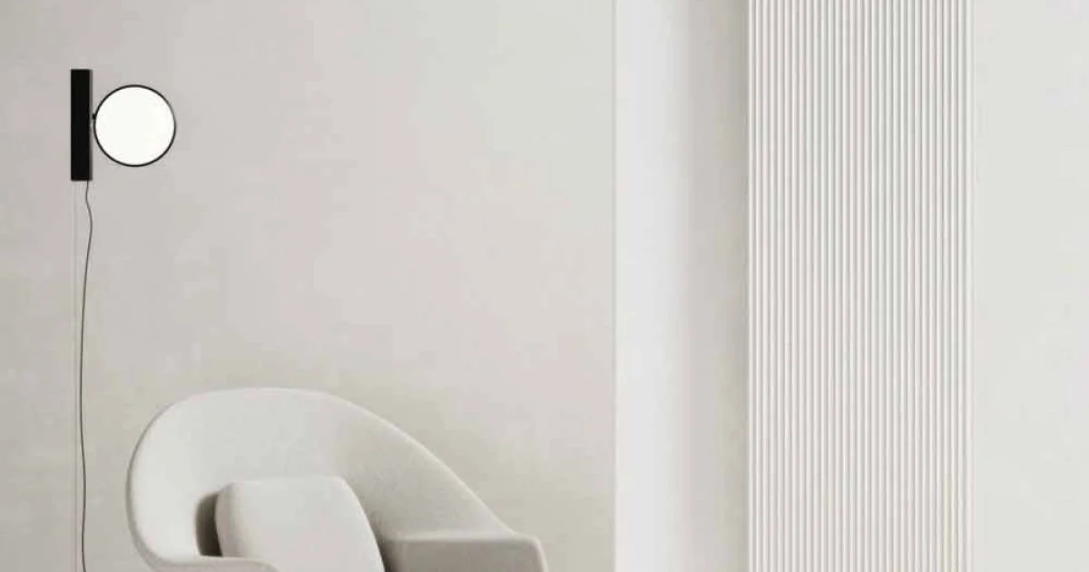 Termoarredo Design Verticale Elettrico a Parete in Acciaio a 900 W - 1000Righe