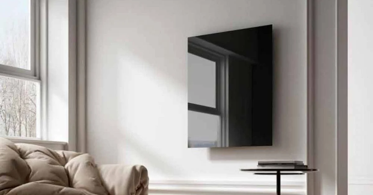 Termoarredo elettrico di design a raggi infrarossi in vetro nero Clear