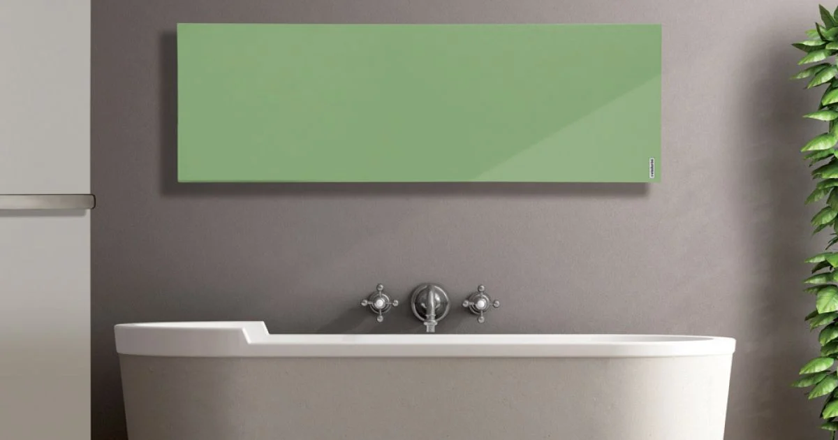 Termoarredo Ibrido di Design in Polvere di Marmo Italiano Liscio - Linee