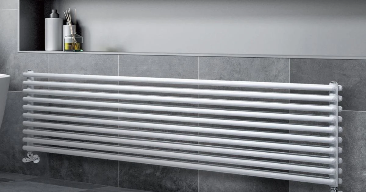 Termoarredo Idraulico con Doppia Serie di Elementi Orizzontali Made in Italy - Strega