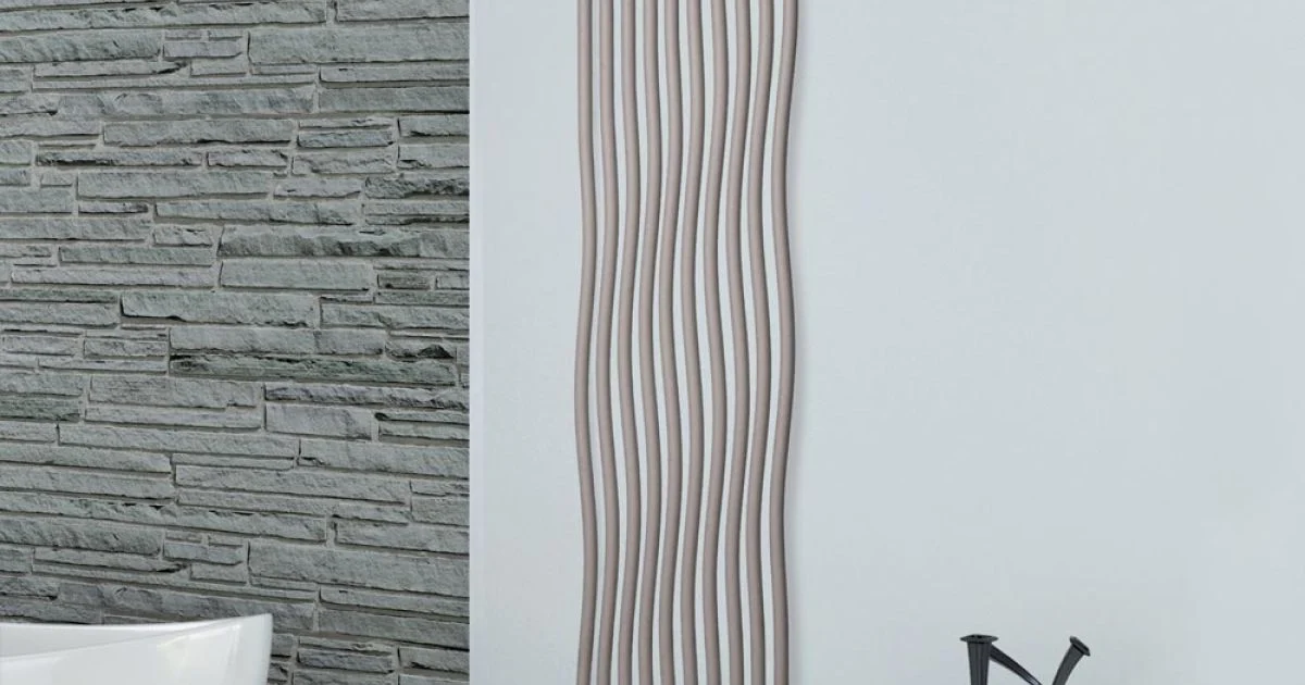 Termoarredo Idraulico con Elementi Verticali Curvati Made in Italy - Ribes