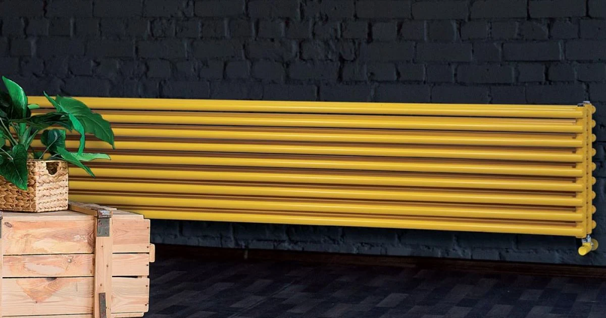 Termoarredo Idraulico con Tripla Serie di Elementi Orizzontali Made in Italy - Caramella