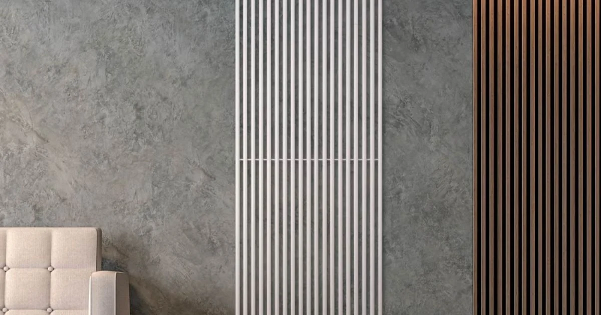 Termoarredo Idraulico con Una Serie di Elementi Verticali Made in Italy - carbonio