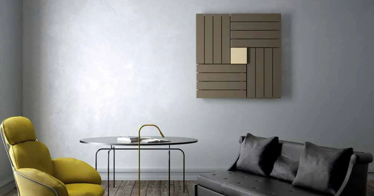 Termoarredo idraulico quadrato design made in Italy Square Scirocco H