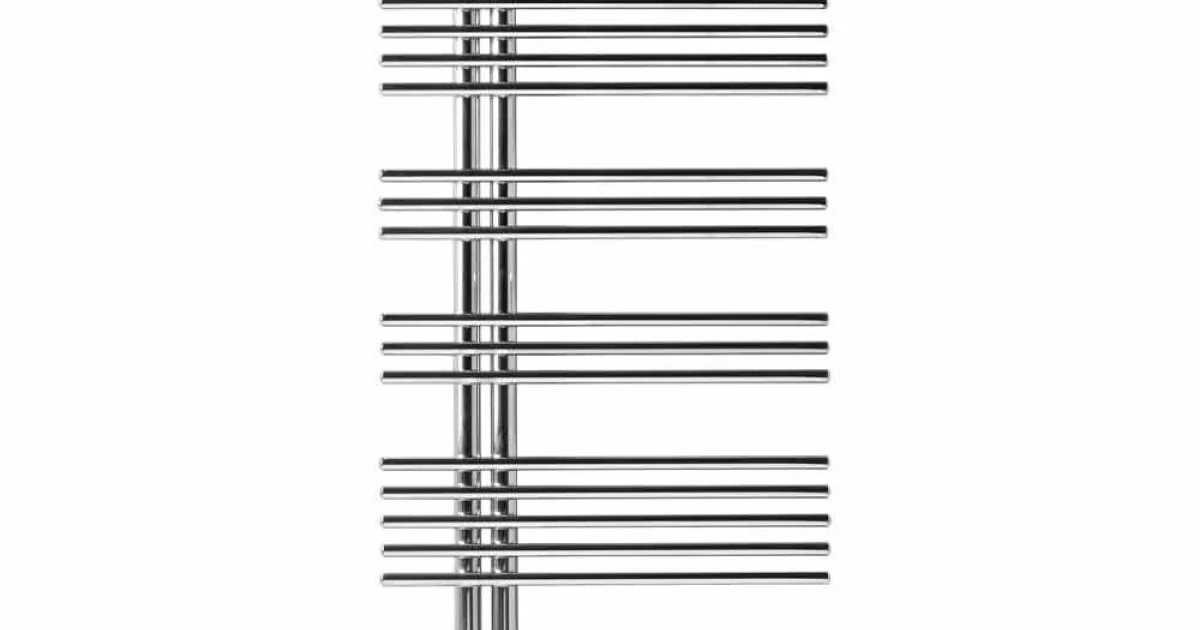 Termoarredo Scaldasalviette Elettrico in Acciaio Cromato Design 700 W - Pavone