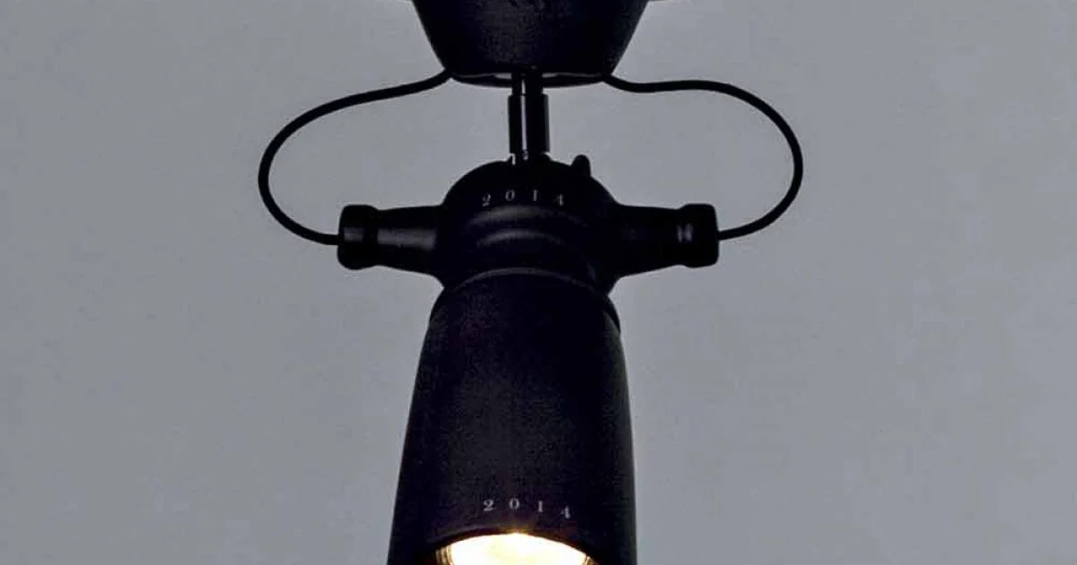 Toscot Battersea faretto da soffitto in ceramica, design moderno