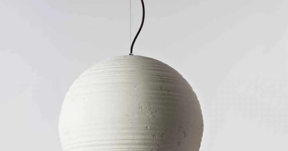 Toscot Newton lampada a sospensione moderna in terracotta fatta a mano