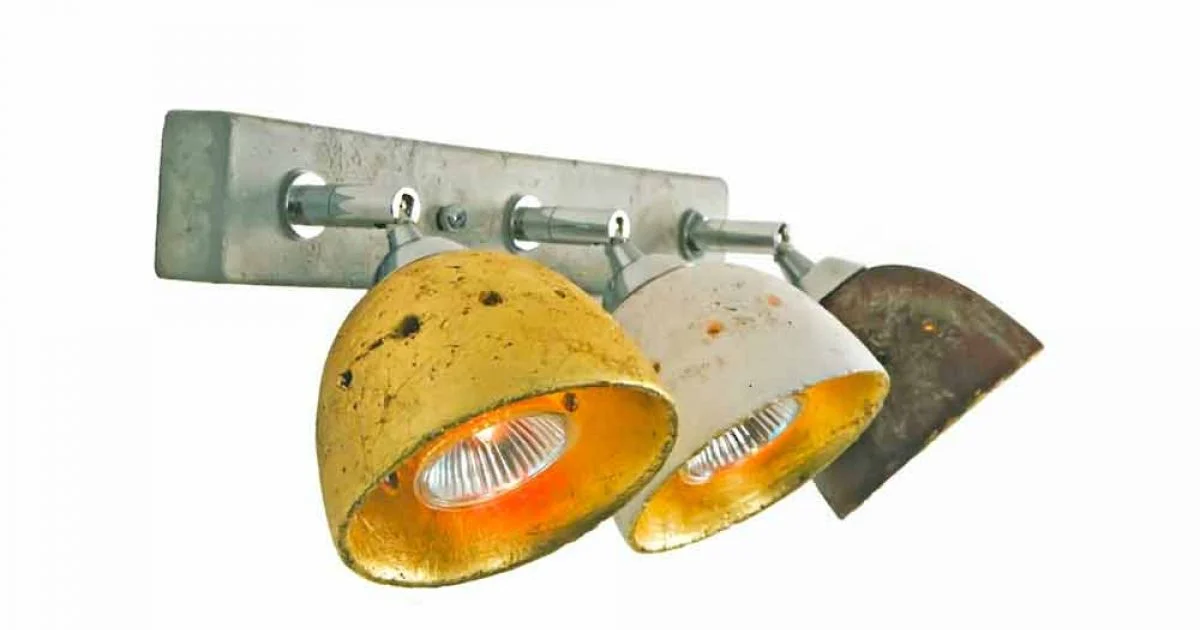Toscot Noceto reglette 3 luci direzionabili made in Toscana