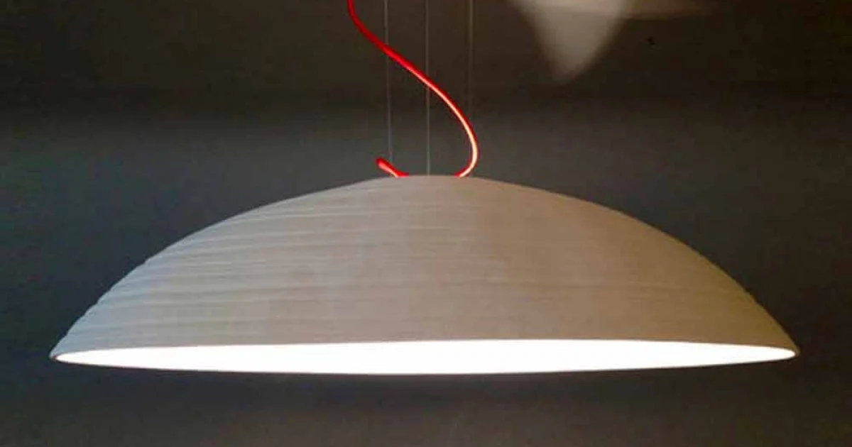 Toscot Notorius lampada a sospensione ovale made in Toscana