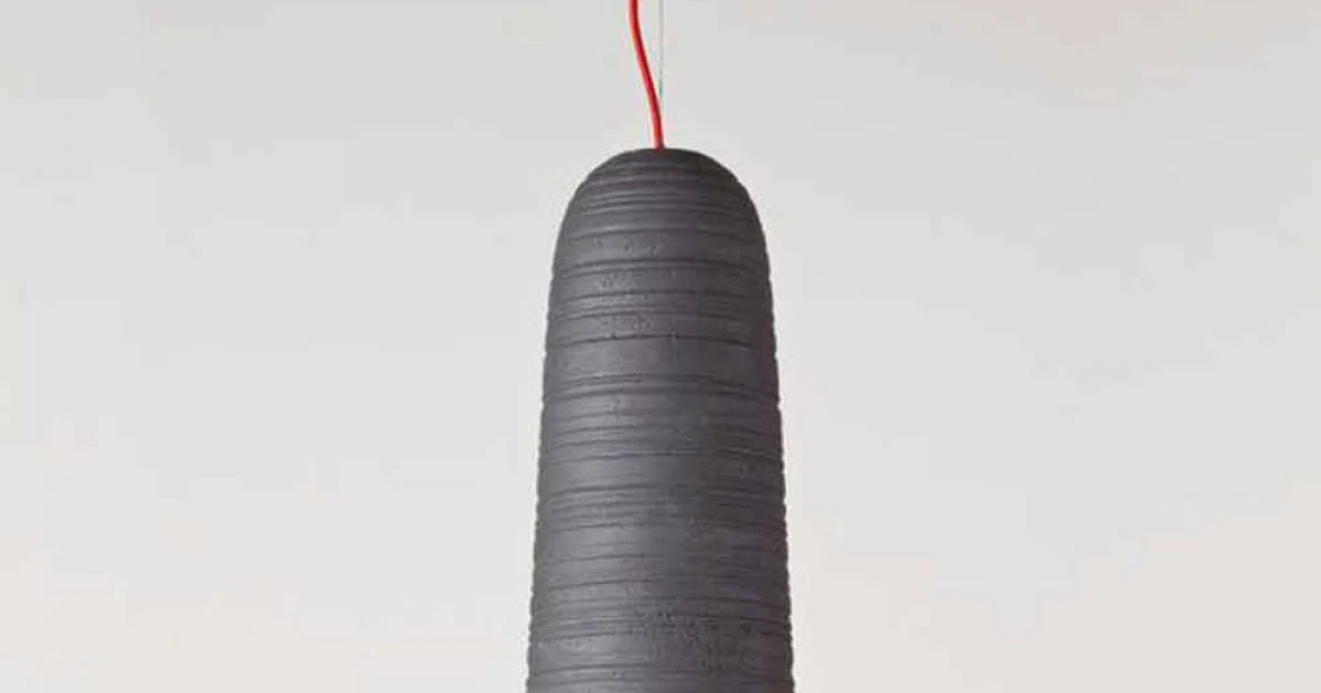 Toscot Notorius lampada a sospensione piccola in terracotta