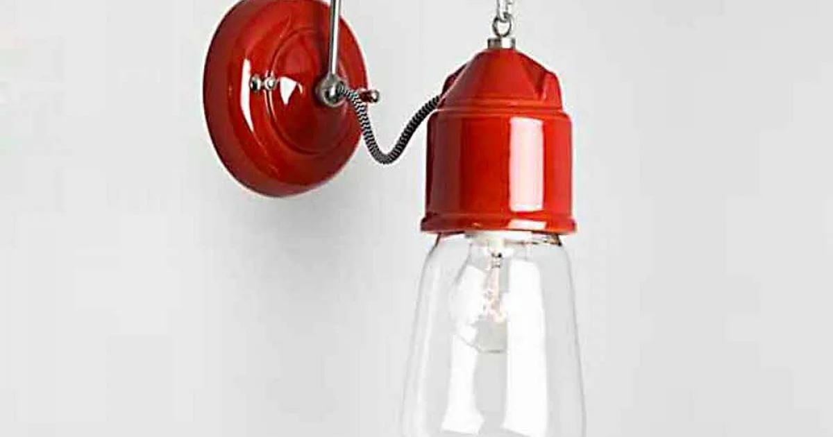 Toscot Novecento applique con vetro Made in Toscana