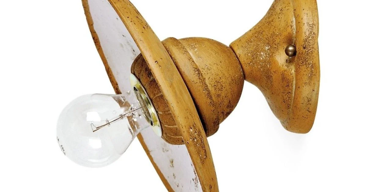 Toscot Settimello applique a muro con angolazione regolabile made in Toscana