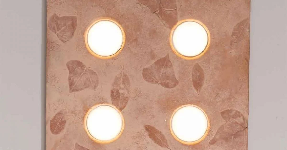 Toscot Vivaldi lampada da muro in terracotta made in Italy