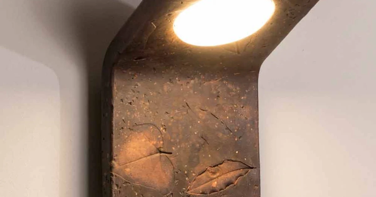 Toscot Vivaldi lampada da muro in terracotta  fatta a mano in Italia