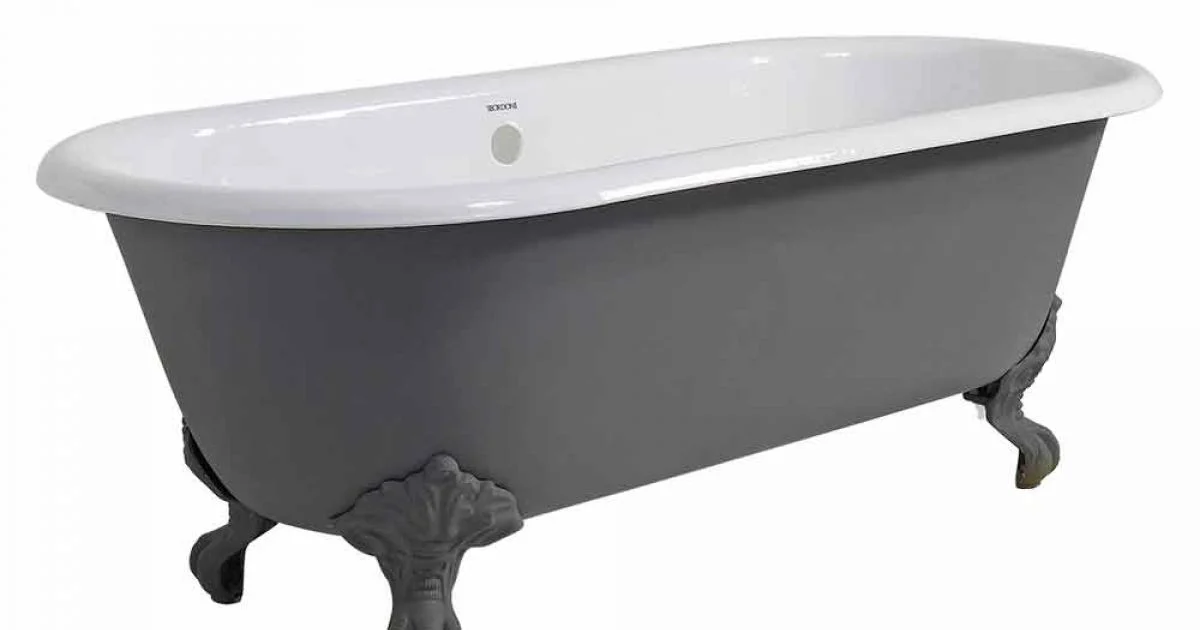 Vasca da Bagno Vintage Freestanding con Piedini in Ghisa, Made in Italy – Naima