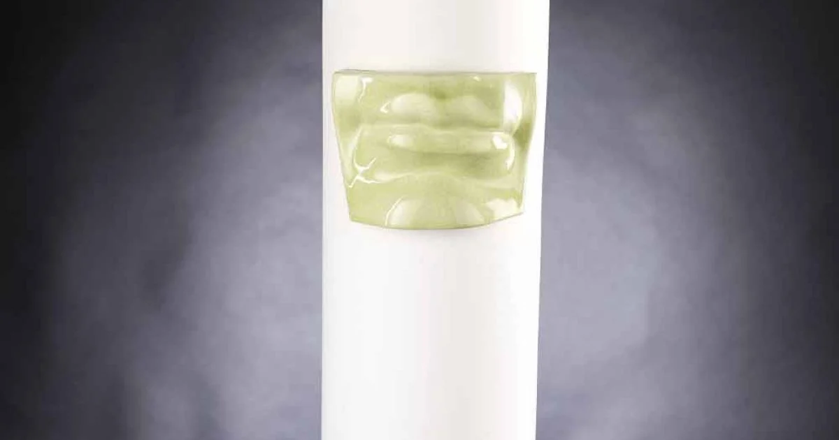 Vaso Alto Decorativo in Ceramica Colorata Lavorata a Mano in Italia - Monte