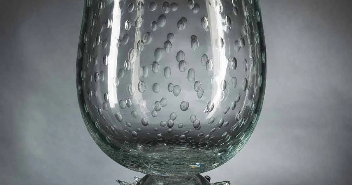 Vaso Elegante per Interni in Vetro di Murano Made in Italy - Copernico