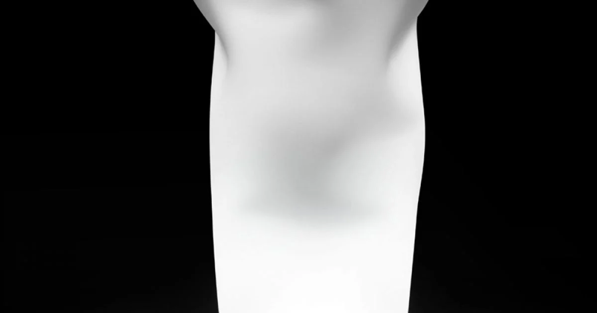 Vaso Luminoso da Esterno in Polietilene Opaco Realizzato in Italia - Fiero