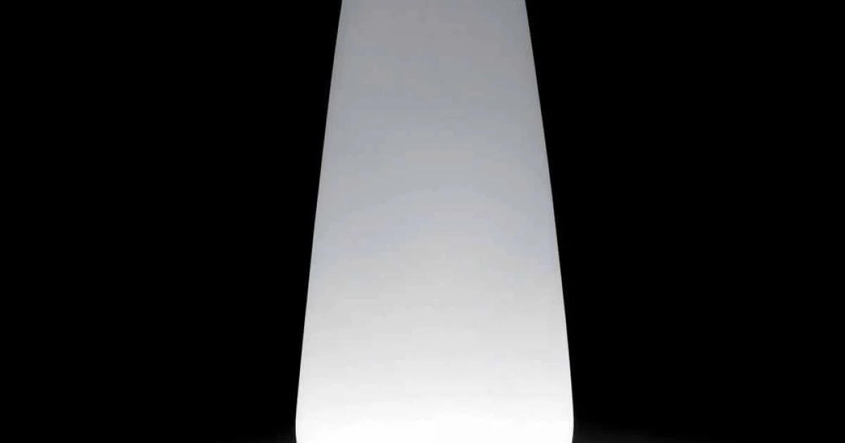 Vaso Luminoso per Esterno di Design in Polietilene Made in Italy - Menea