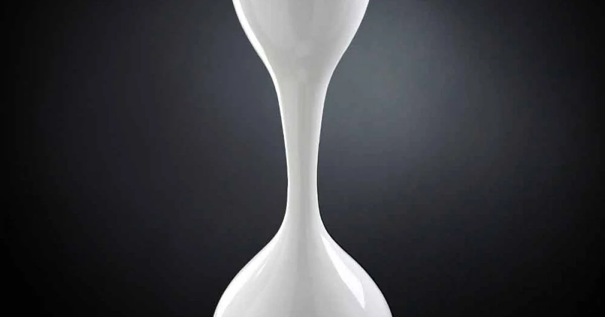 Vaso Moderno da Interno in Ceramica Lavorata a Mano Made in Italy - Clarissa