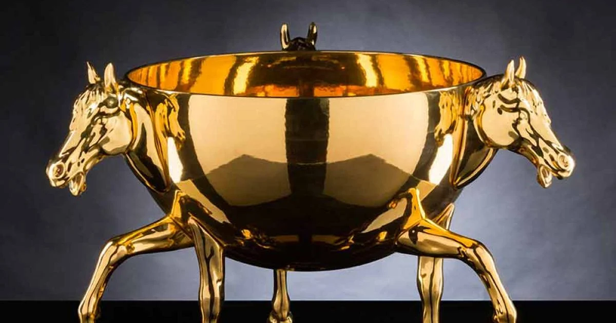 Vaso Ornamentale da Interno in Ceramica Bianca o Oro 24k Made in Italy - Jacky