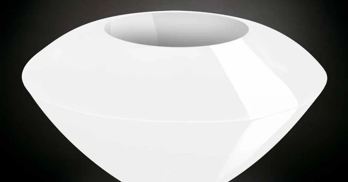 Vaso Ornamentale Moderno in Polietilene Colorato Realizzato in Italia - Timber