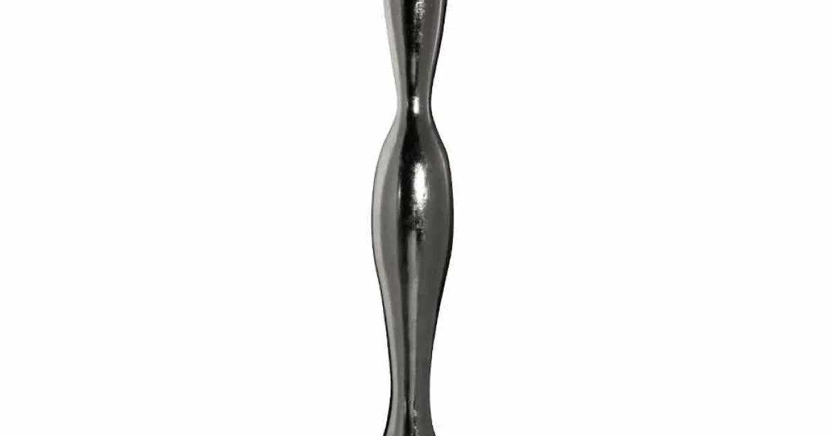 Vaso per Interni in Resina Finitura Foglia Oro o Argento Made in Italy - Quarto
