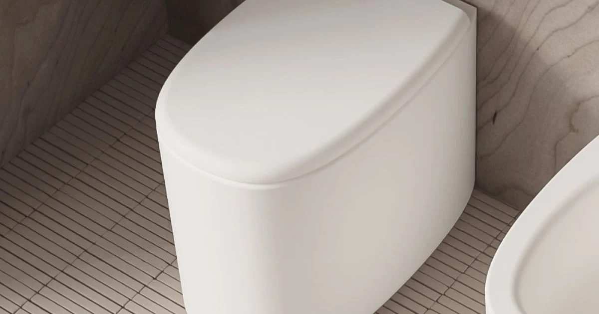 Vaso WC a Terra in Ceramica di Diversi Colori Made in Italy - Ragazza
