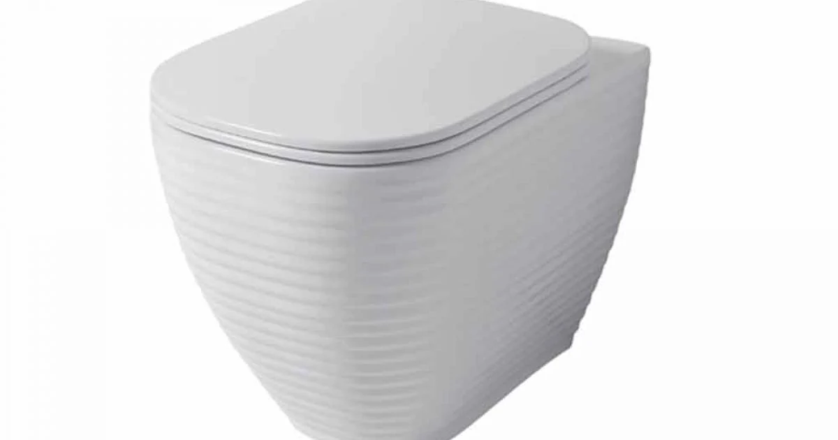 Vaso WC in Ceramica Bianca o Colorata di Design Trabia