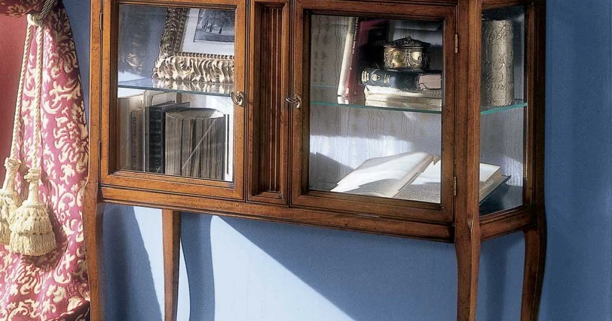Vetrinetta in Legno Massiccio Toulipier Realizzata in Italia - Chantico