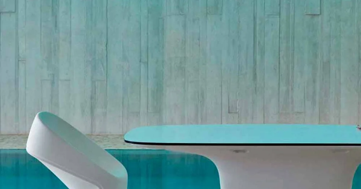 Vondom Ufo sedia da giardino bianca moderna, L56 x P62 x H83 cm