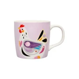 PETE CROMER BARN FRIENDS MUG 375 ML CHOOK PURPLE