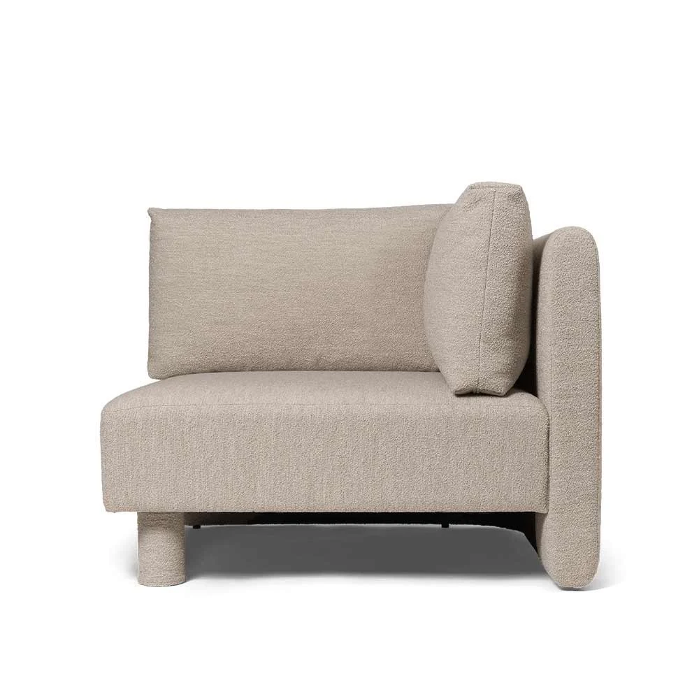 Divano angolare Dase Soft Bouclé