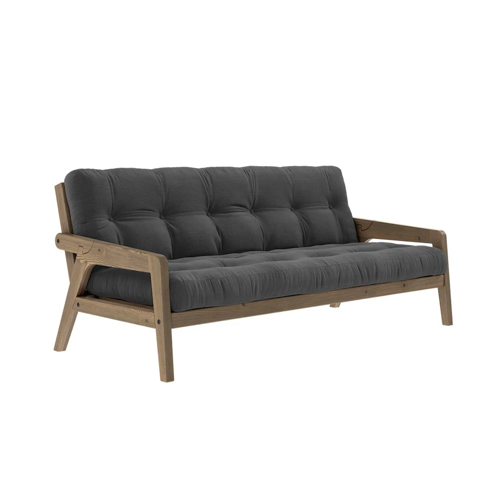 Divano-letto 3 posti Grab - 511 Charcoal