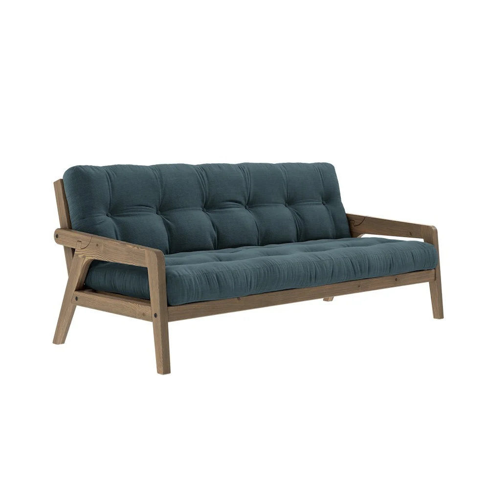 Divano-letto 3 posti Grab - 513 Blu pallido