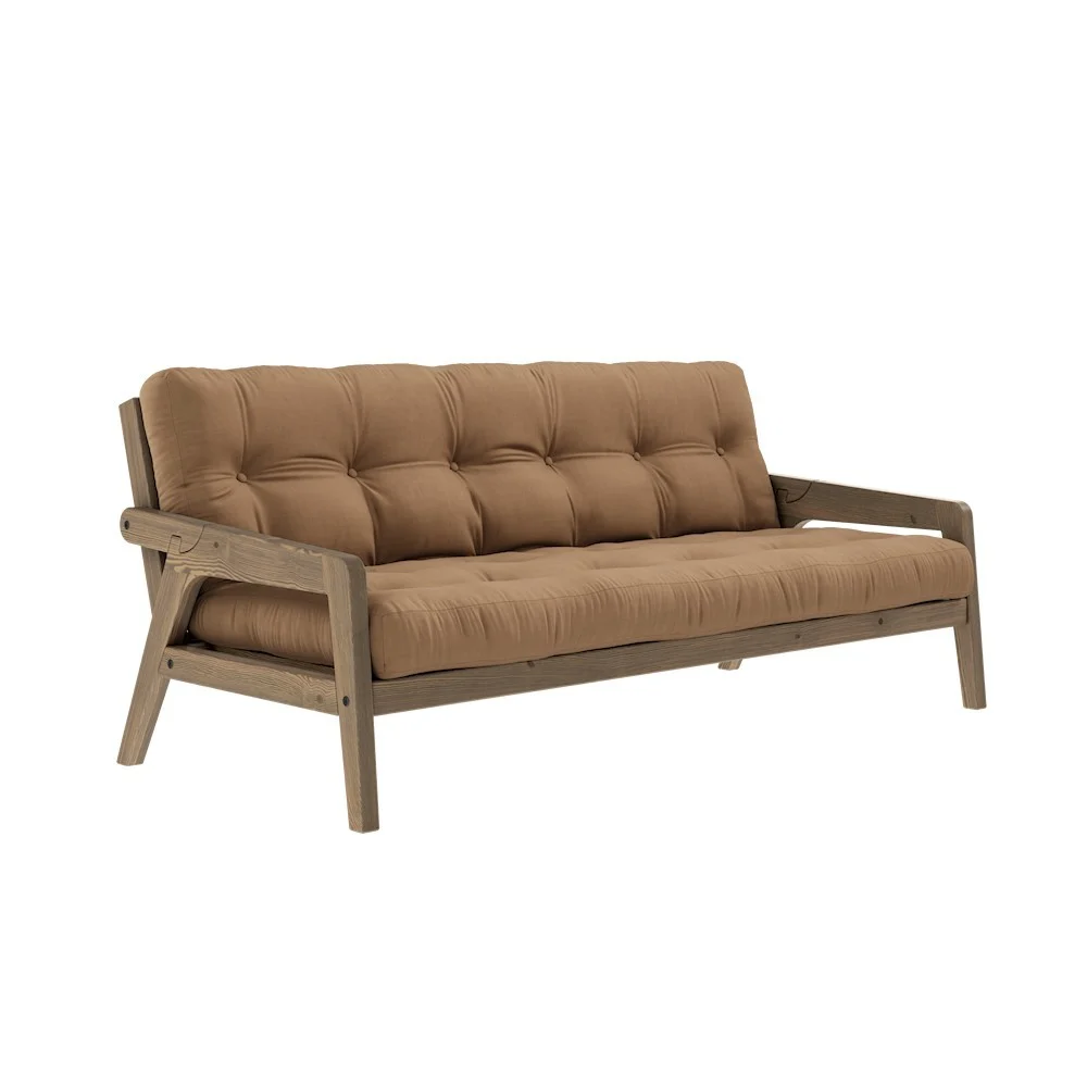 Divano letto 3 posti Grab - 755 Mocca