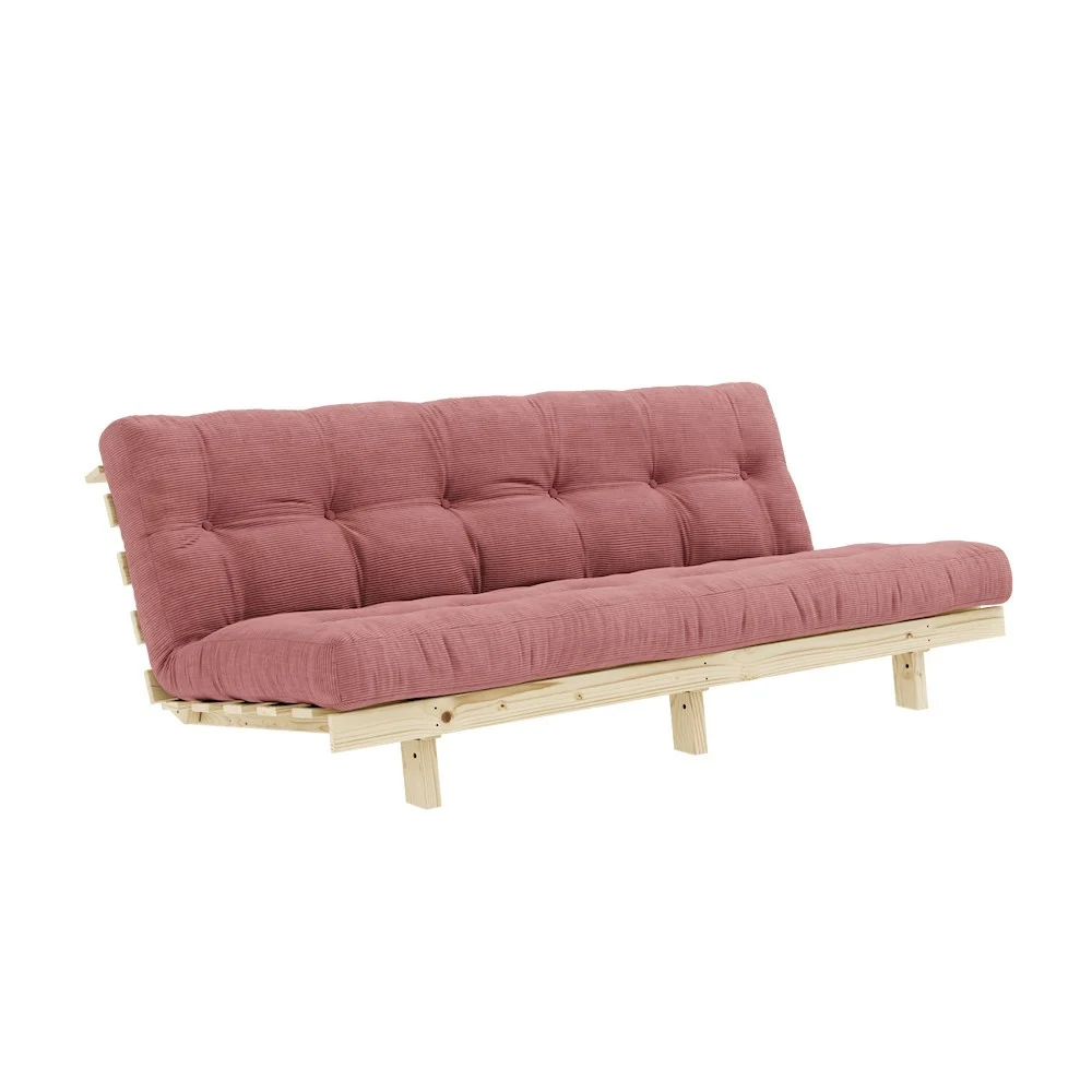 Divano letto 3 posti Lean 516 Rosa sorbetto