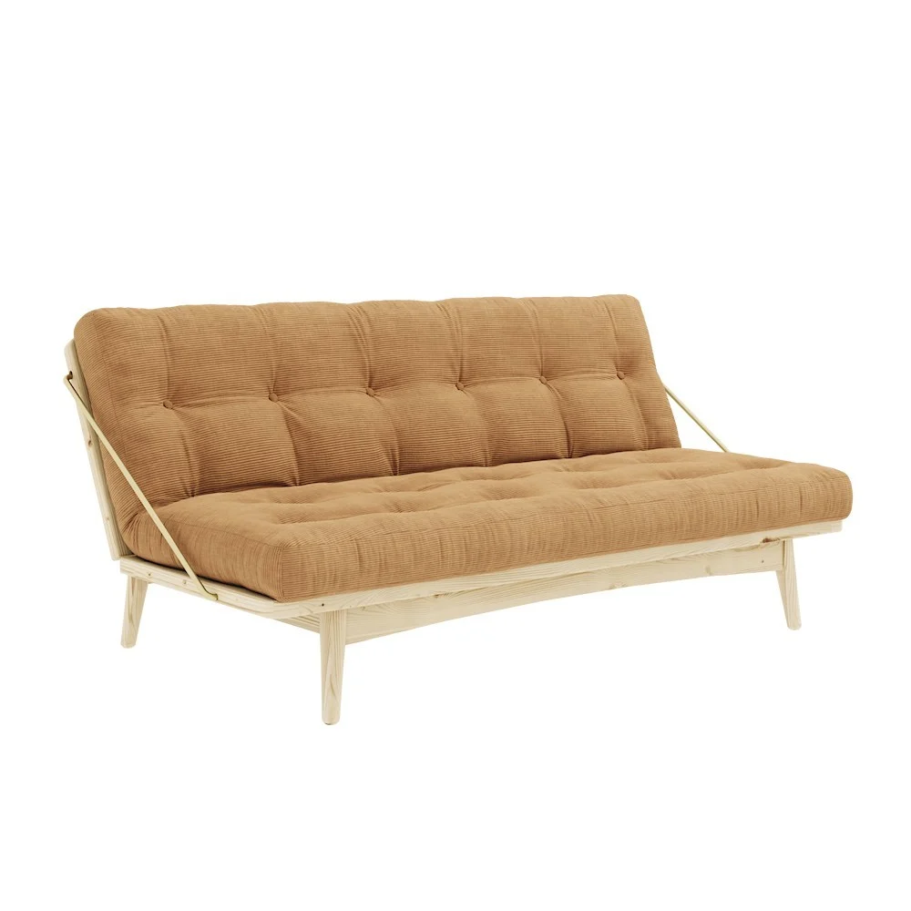 Divano letto a 3 posti Folk 515 Fudge Brown