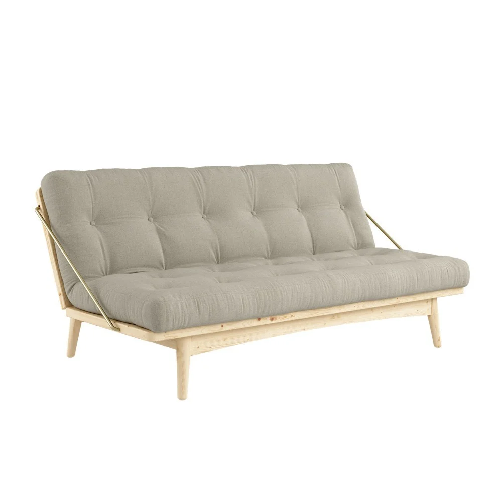 Divano letto Folk 3 posti - 914 Lino