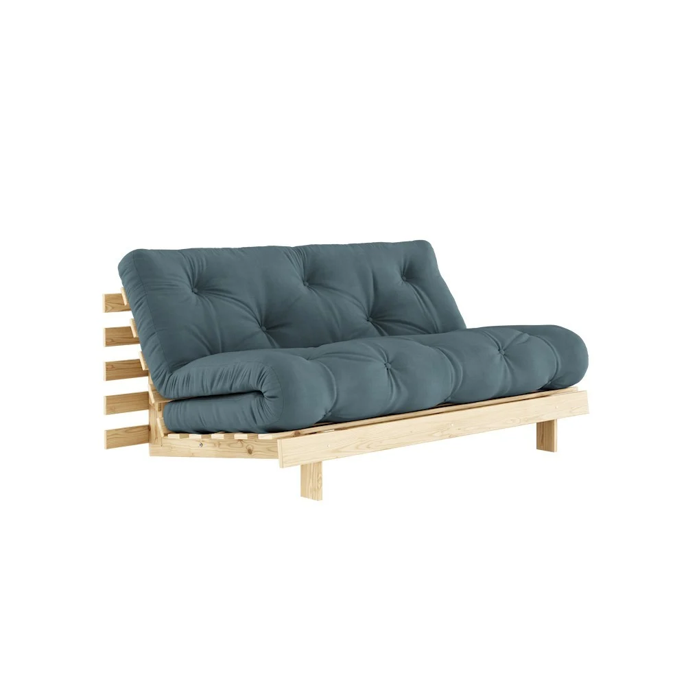Divano letto Roots 160 - 757 blu petrolio