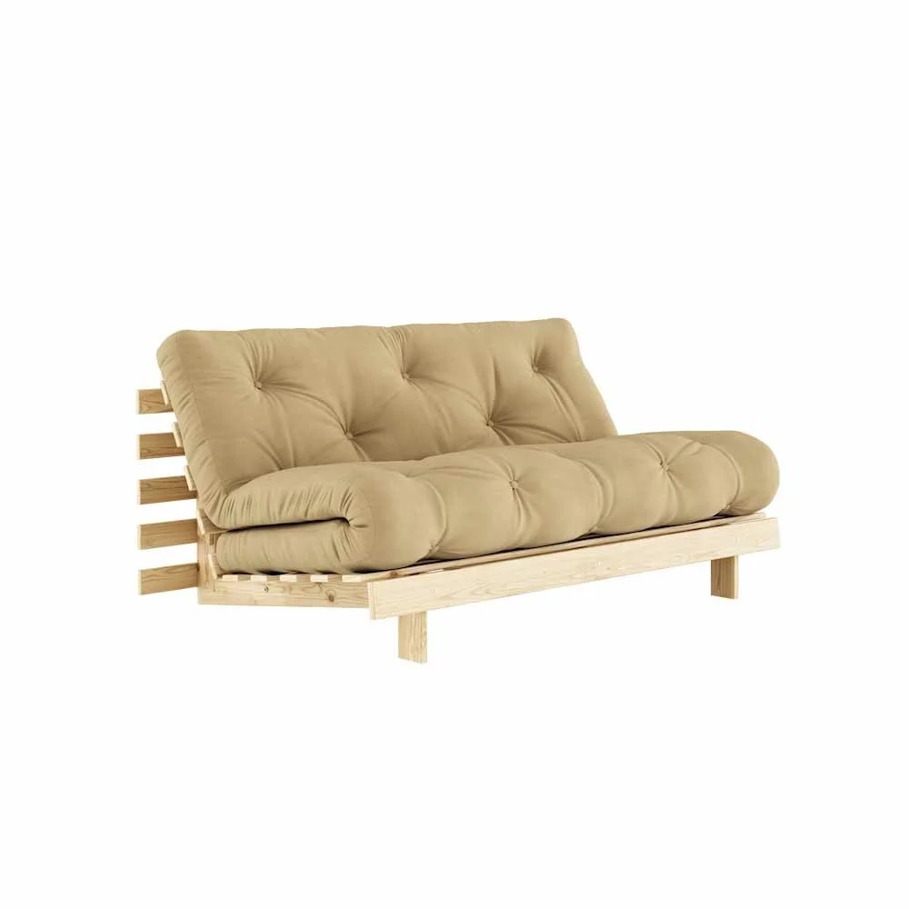 Divano letto Roots 160 - 758 Beige Grano