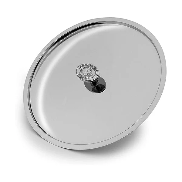 AGNELLI Coperchio Aluinox 3ply D 24 Cm con Pomolo Acciaio Inox