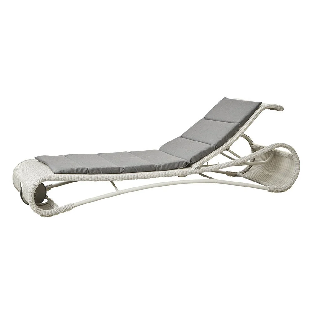 Escape lounge chair bianca e grigia