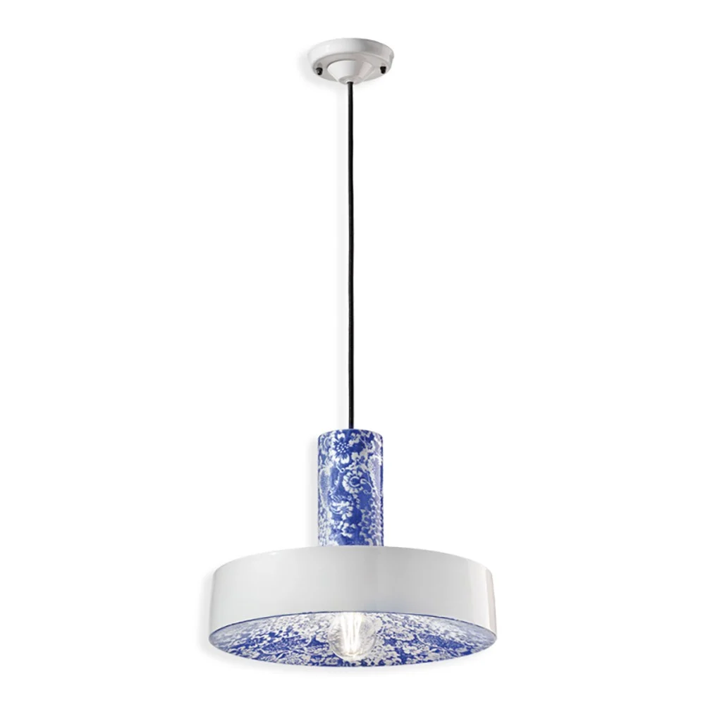 Ferroluce lampada a sospensione C2502 realizzata in ceramica