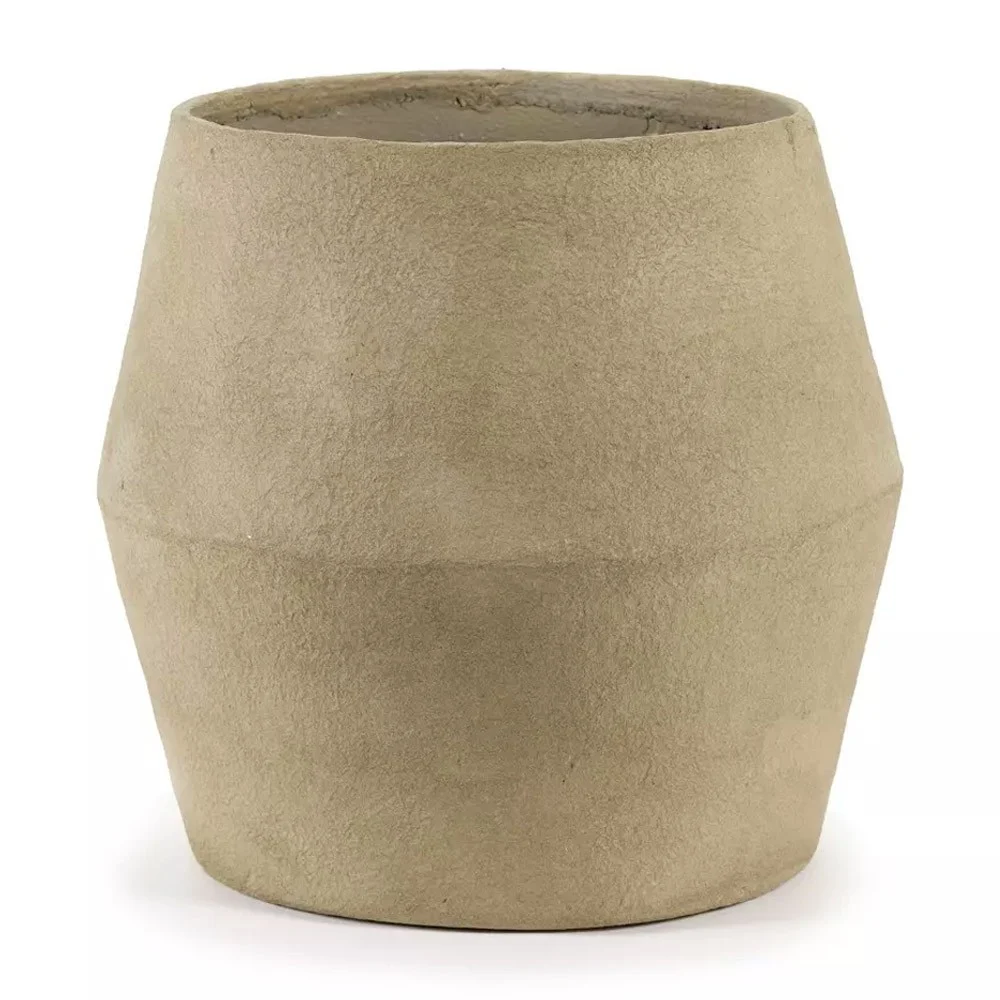 Fioriera in terra L Ø60 cm marrone