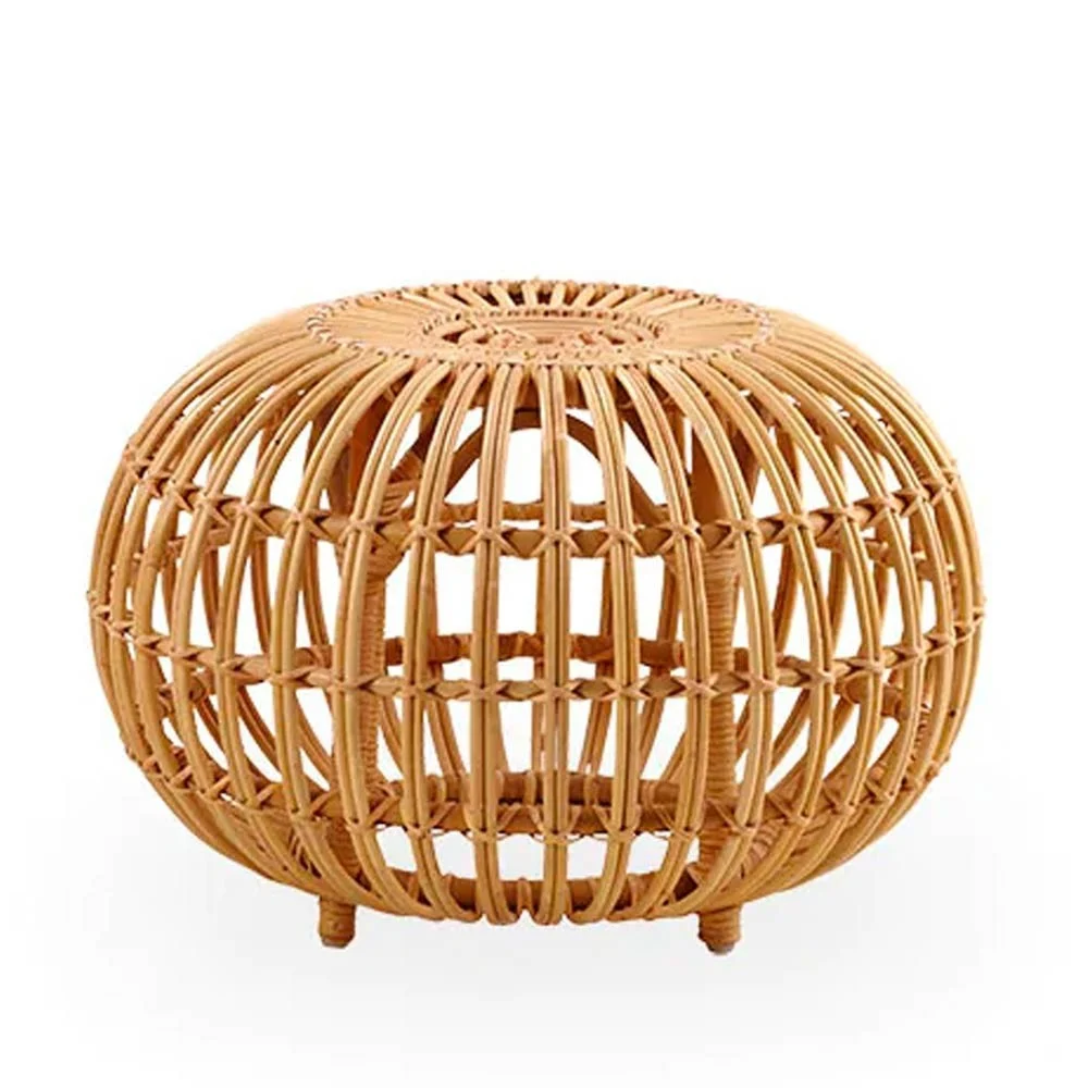 Franco Albini Sgabello in rattan naturale S