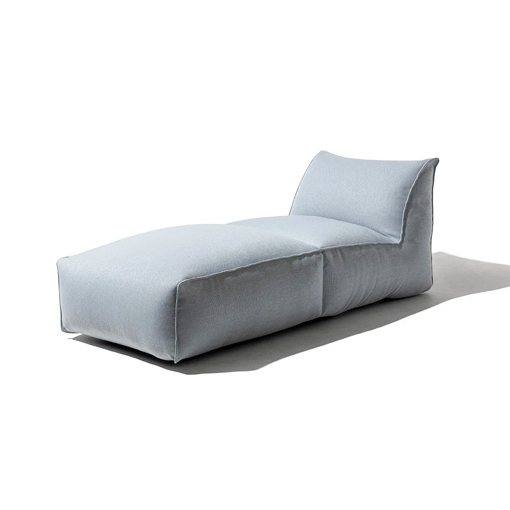 Gart chaise longue linea Puffone in tessuto da esterno