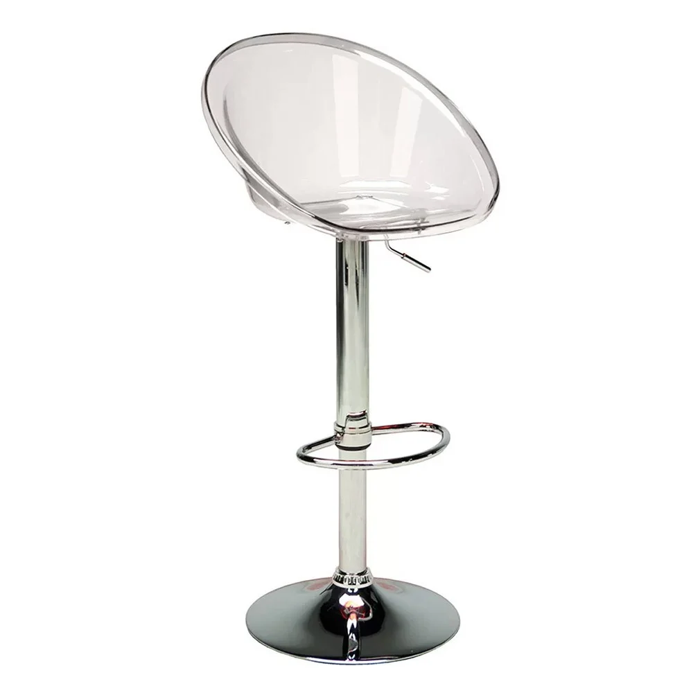 Grandsoleil Sphere Gas sgabello con seduta in policarbonato trasparente