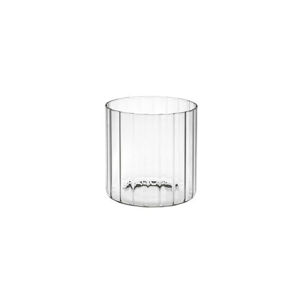 A.L.E Import Cilindro Vetro Ottico Portaconfetti H 100 Mm D 100 Mm Trasparente